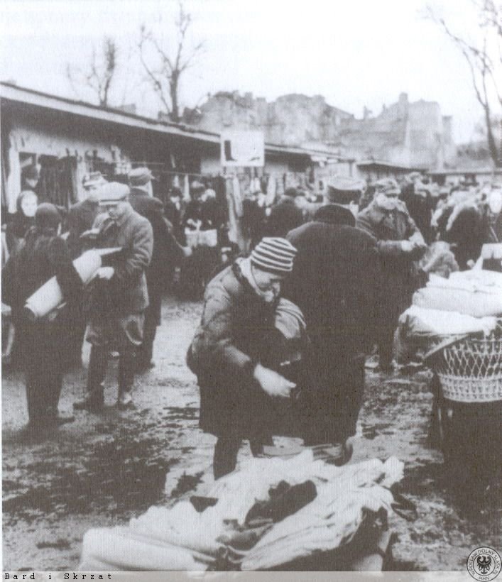 szaberplac dawny pl grunwaldzki wroclaw rok 1946