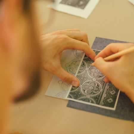 Warsztaty z linorytu z Majką Dokudowicz