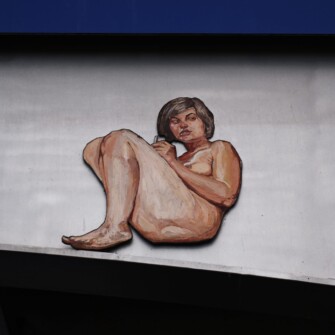 Instalacja malarska autorstwa Krzysztofa Rubacha ŻBIK.