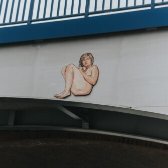 Instalacja malarska autorstwa Krzysztofa Rubacha ŻBIK.